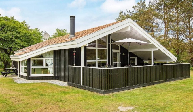 Modern Holiday Home in Jutland with Roofed Terrace